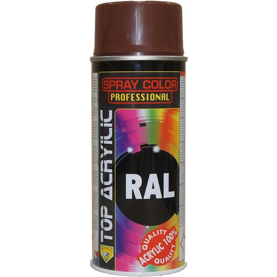 اسپری رنگ قهوه ای کد 8011 RAL اکریلیک - ابزار مینایی