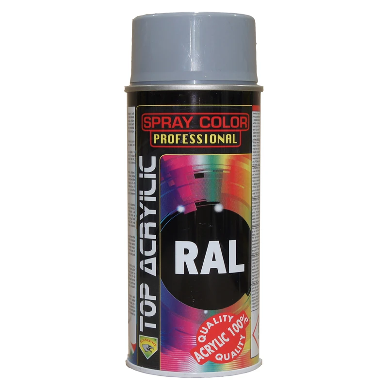 اسپری رنگ خاکستری کد 7001 RAL اکریلیک - ابزار مینایی
