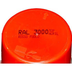 اسپری رنگ قرمز کد 3000 RAL اکریلیک - ابزار مینایی