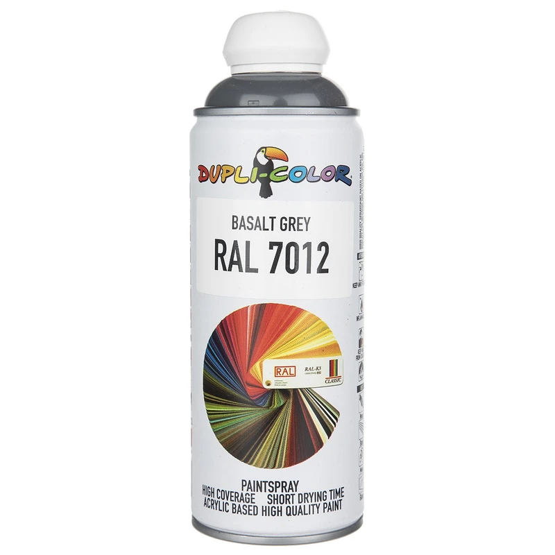 اسپری رنگ خاکستری دوپلی کالر مدل RAL 7012 حجم 400 میلی لیتر - ابزار مینایی