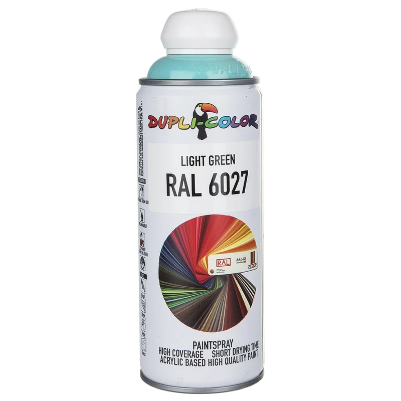 اسپری رنگ سبز روشن دوپلی کالر مدل RAL 6027 حجم 400 میلی لیتر - ابزار مینایی