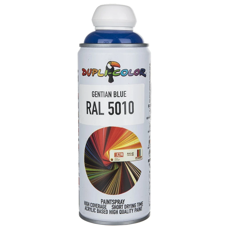اسپری رنگ آبی دوپلی کالر مدل RAL 5010 حجم 400 میلی لیتر - ابزار مینایی