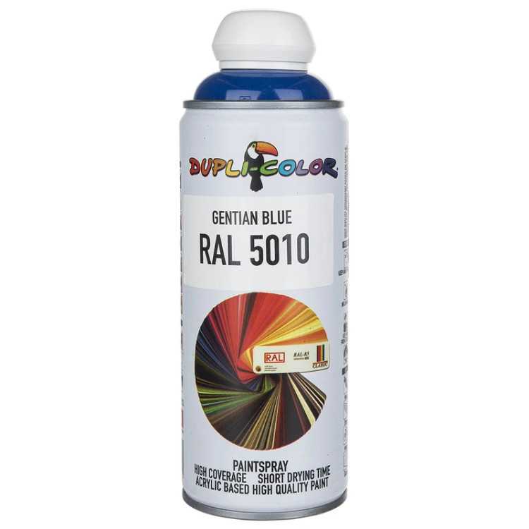 اسپری رنگ آبی دوپلی کالر مدل RAL 5010 حجم 400 میلی لیتر - ابزار مینایی