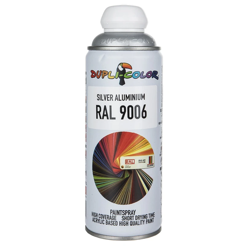 اسپری رنگ نقره ای دوپلی کالر مدل RAL 9006 حجم 400 میلی لیتر - ابزار مینایی