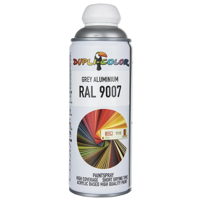 اسپری رنگ طوسی دوپلی کالر مدل RAL 9007 حجم 400 میلی لیتر - ابزار مینایی