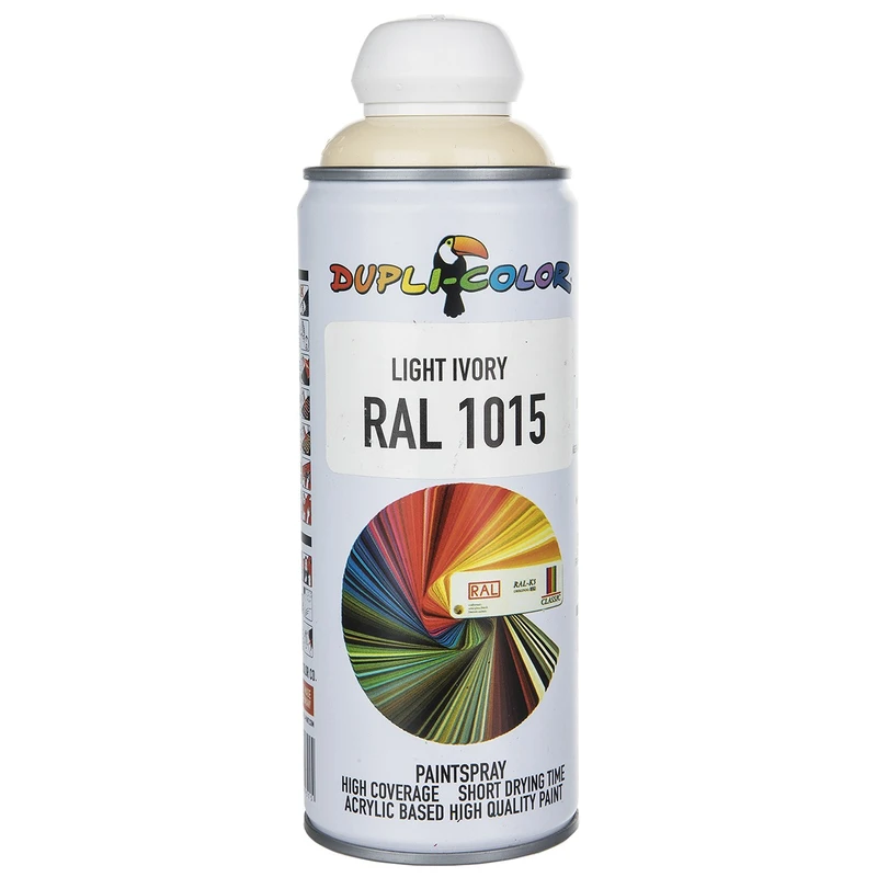 اسپری رنگ استخونی دوپلی کالر مدل RAL 1015 حجم 400 میلی لیتر - ابزار مینایی