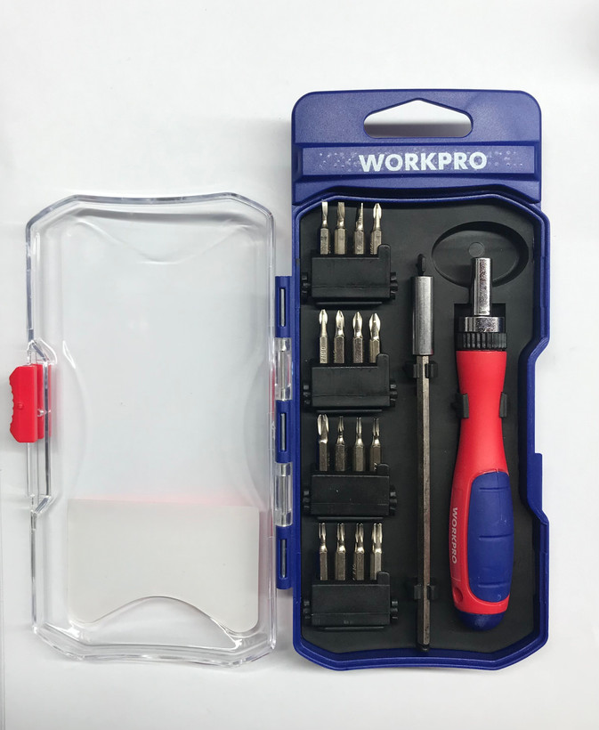 ست پیچ گوشتی ۱۸ عددی جغجغه ای WORKPRO کد WP200516 - ابزار مینایی