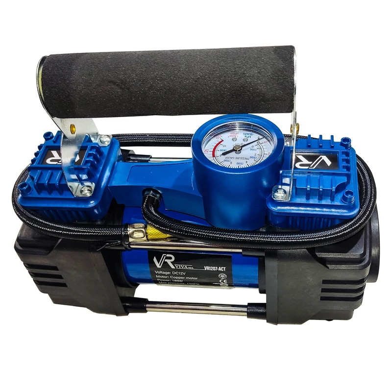 کمپرسور فندکی دو سیلندر ویوارکس مدل VR1207-ACT - ابزار مینایی