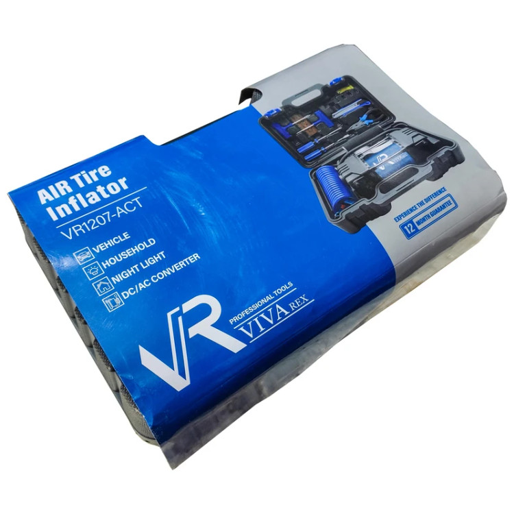 کمپرسور فندکی دو سیلندر ویوارکس مدل VR1207-ACT - ابزار مینایی