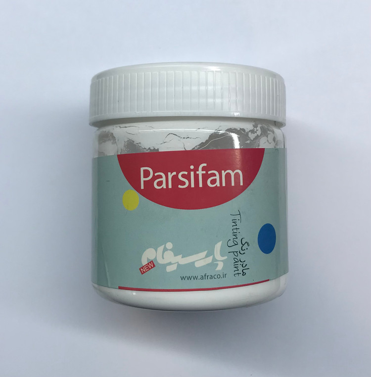 مادر رنگ اکریلیک سفید پارسیفام - ابزار مینایی