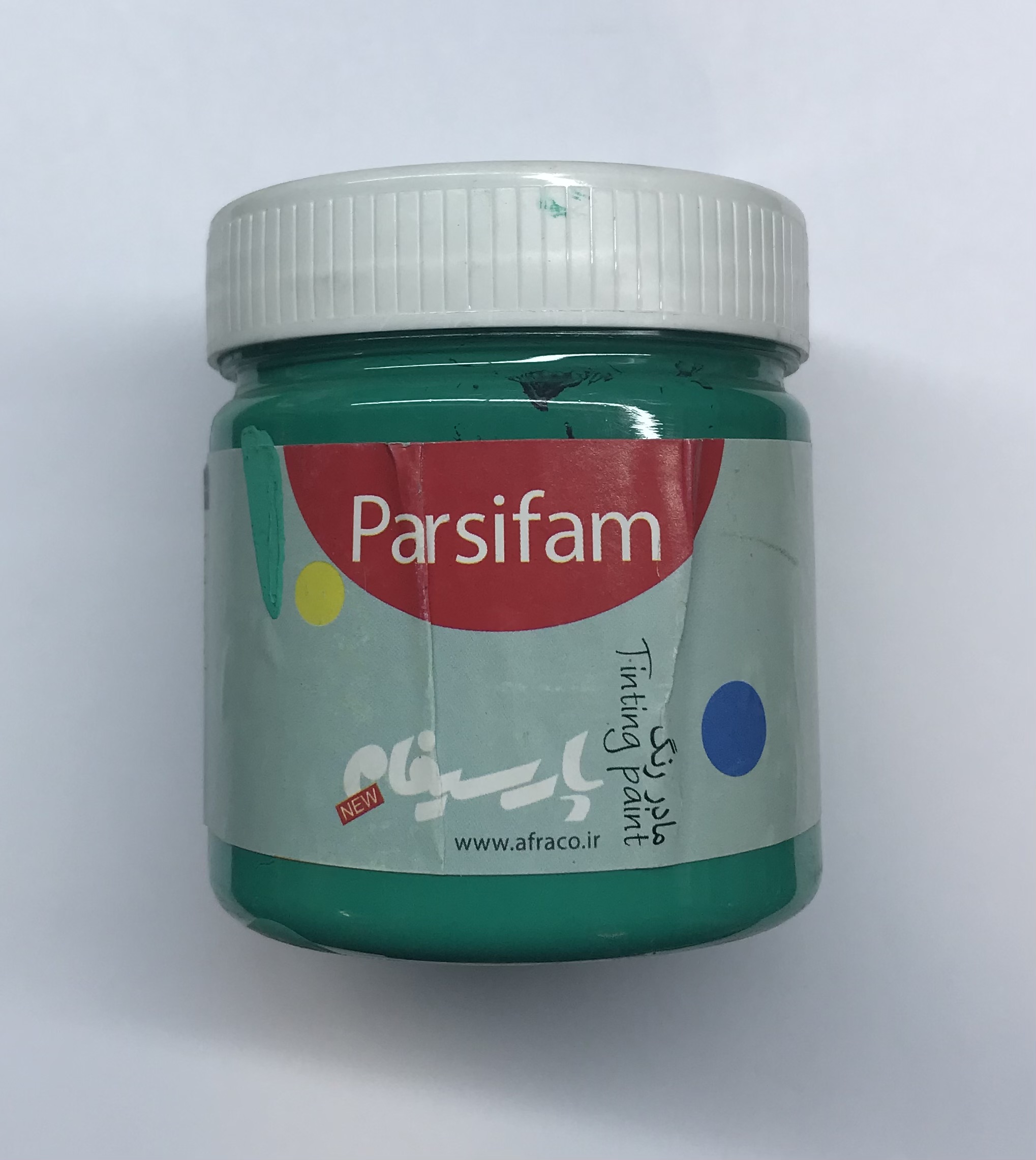 مادر رنگ اکریلیک سبز پارسیفام - ابزار مینایی