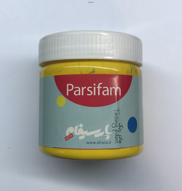 مادر رنگ اکریلیک زرد پارسیفام - ابزار مینایی